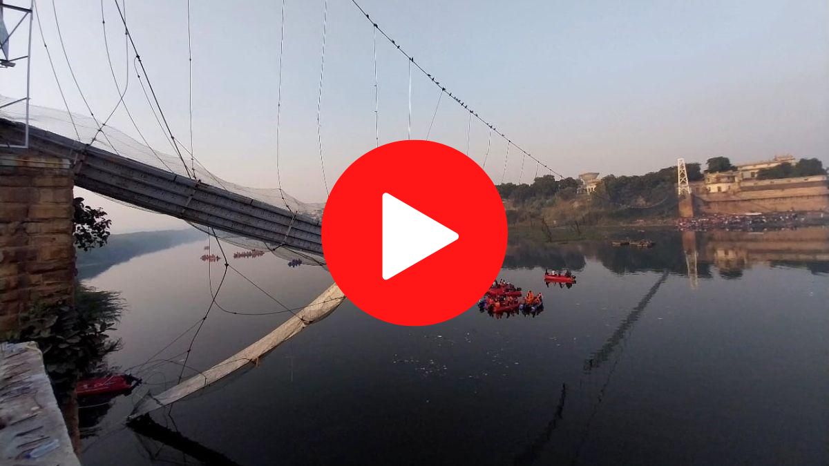 Morbi Cable Bridge collapses